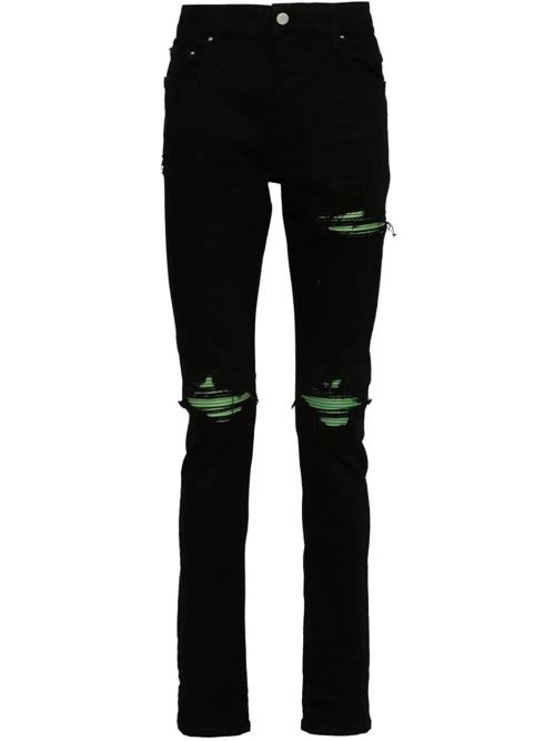 MX1 slim jeans with tears AMIRI | AMDNSY1017BLACK OD